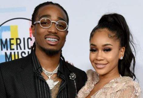 Johnny Harper daughter Saweetie with her ex-boyfriend Quavo.